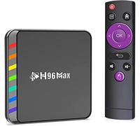 SXGCH Android 11.0 TV Box, H96 MAX W2 Smart Android TV Box con Amlogic S905W2 Quad Core Arm Cortex A35 CPU, Soporte Ultra HD 4K/2.4G 5.8G Wifi6/Bluetooth 4.0/100M Enternet,4gb+32gb