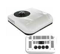SXHEYUY Aire Acondicionado para Vehículos Recreativos, 12 V 24 V CA Silenciosos, Unidad Aire Acondicionado para Vehículos Recreativos, Aire Acondicionado Frío,Blanca,12v