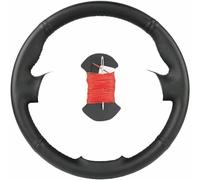 SXHLKJMF Funda de Volante de Cuero Artificial Negro Cosida a Mano para Jeep Commander (XK), Grand Cherokee III (WK), Cherokee IV (KK) (2008-2010) para Dodge Nitro (2007-2012).