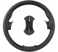 SXHLKJMF Funda de Volante de Cuero Artificial Negro Cosida a Mano para Jeep Commander (XK), Grand Cherokee III (WK) y Cherokee IV (KK) (2008-2010).