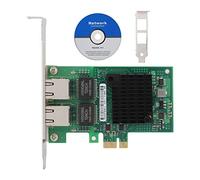 Sxhlseller 10/100/1000 Mbps Gigabit Ethernet, Puerto Dual I350-T2 PCI-E para Procesador de Chip Intel I350-AM2 Tarjeta de Red Gigabit