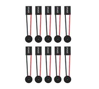 Sxhlseller 10 Piezas de Altavoz de Zumbador de Placa Base de PC de Escritorio, Enchufe de Conector de Altavoz de Pitido Interno de Computadora de 4 Pines, Alarma Fuerte y Clara para Diagnóstico y