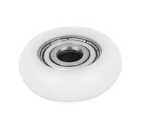 Sxhlseller 10 Piezas Polea de Rodillo de Nylon con Cojinete 5x23x7mm | Rodillos con rodamiento de bolas integrados, poleas de deslizamiento suave, pieza de repuesto para puertas corredizas,