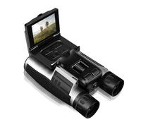 Sxhlseller 12x32 Binoculares con Cámara, Binoculares Digitales con 8X Zoom Digital y Pantalla IPS de 2.4 Pulgadas, Videos de 2.5k y Grabadora de Fotos de 48MP para Concierto de Viaje para (128GB)