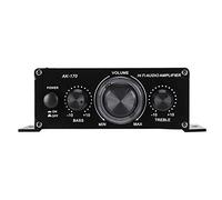 Sxhlseller 20W + 20W 47K Resolución 12V AK170 Mini Amplificador de Potencia con Baja Tasa de Distorsión para Audio