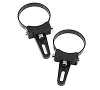 Sxhlseller Abrazadera de Soporte de Montaje en Tubo de 3 Pulgadas, Abrazaderas de Soporte de Barra Antivuelco, Abrazaderas de LED, con Almohadillas de Esponja para Automóviles, Camiones, SUV, (3