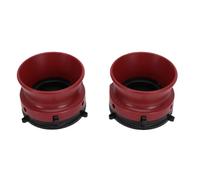 Sxhlseller Adaptador de Concentrador NAB para Grabadora de Cinta de Carrete a Carrete de 10 Pulgadas, Paquete de 2, Concentradores de NAB de Bloqueo para Grabadora de Cinta de (rojo)