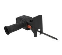 Sxhlseller Adaptador de Sierra Eléctrica para Taladro, Accesorio Portátil para Sierra Alternativa para Tareas de Corte Precisas con 9 Cuchillas de Repuesto, Aleación de Plástico