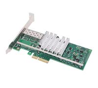 Sxhlseller Adaptador de Tarjeta de Red PCIe X4 de 10 Gbps 82599EN | Aceleración de Hardware para Descarga/UDP y Suma de Comprobación de IP, Puerto SFP+ Compatible con Módulos y Cables DAC,