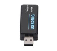 Sxhlseller Adaptador de Tarjeta de Sonido Externo Interfaz de Control Integrada Adaptador Estéreo de Sonido USB para Dispositivos de Radio