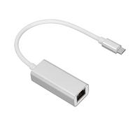 Sxhlseller Adaptador Ethernet USB C a RJ45, Convertidor de Red Gigabit de Aleación de Aluminio de 1Gbps, Plug and Play para Ordenador Portátil, Tableta y Escritorio