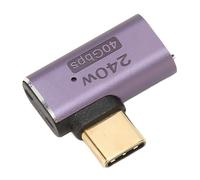 Sxhlseller Adaptador Extensor USB C 40Gbps 240W Extensión de Base Corta Tipo C 8K@60Hz PD para Dispositivos USB-C, Diseño de Aleación de Aluminio