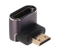 Sxhlseller Adaptador HDMI 8K de 270 Grados, Macho a Hembra Conector HDMI 2.1UHD Soporte Extensor 3D 8K a 60 Hz y 4K a 120 Hz Compatible con PC, Monitor, DSLR, Tabletas, 4