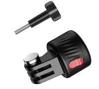 Sxhlseller Adaptador Magnético de Bloqueo Giratorio Montaje de Base de Instalación Rápida para Cámara de Acción-Abs Adaptador de Succión Magnético Liviano, Compatible con, 3 Bases Magnéticas (#2)