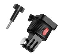 Sxhlseller Adaptador Magnético de Bloqueo Giratorio Montaje de Base de Instalación Rápida para Cámara de Acción-Abs Adaptador de Succión Magnético Liviano, Compatible con, 3 Bases Magnéticas (#4)