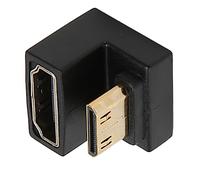 Sxhlseller Adaptador Mini HDMI a HDMI en Forma de U de 8K, 180 Grados Macho a Hembra 8K 60Hz 48Gbps Transmisión Mini HDMI a HDMI Convertidor para PC TV Proyector