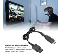 Sxhlseller Adaptador N64 a HDMI para N64, Consolas SNES | Cable del Convertidor de Enlace HD con 720p 1080p Destaquero, Enchufe y Reproducción para Juegos Retro en Televisores Modernos