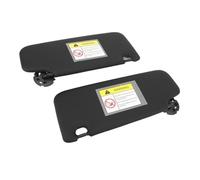 Sxhlseller Ajuste de Repuesto para Parasol Ajuste Excepcional para Bloqueo Solar Apariencia Distintiva Reemplazo Directo para Cruze 2011-2016, Eficaz para Protección Solar, Negro, 2 X para Parasol 1