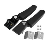 Sxhlseller Ajuste para el Kit de Reposabrazos Plegable Trasero del Pasajero de la Motocicleta, Evita Caídas, Instalación de 45 Grados, Caja de Aluminio, Material Cómodo, para el Ajuste Trasero de