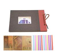 Sxhlseller Álbumes de Fotos de álbumes de Recortes DIY Handmade álbum Set para Viajes en Tiempo de Fiesta Familiar, Pedido de Página Fácil de Cambiar, Gran Idea de para Ocasiones Especiales (nuevo