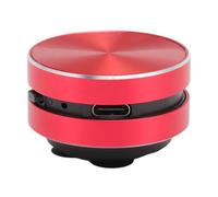 Sxhlseller Altavoces de Conducción de Huesos Ultra Mini, Convierte Cualquier Tercero en Altavoz, bajo Altavoz Inalámbrico Portátil de bajo Estéreo con Taza de Succión para Viajes Al Aire (Rojo)