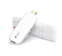 Sxhlseller Android14.0 TV Box 2025, Reproductor Multimedia de Transmisión 4K Ultra HD con Control Remoto por Voz, Inalámbrico 2.4G 5G, Diseño Portátil, Diseño Compacto y Liviano para