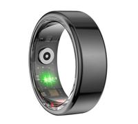 Sxhlseller Anillo inteligente de seguimiento de salud, anillo de seguimiento de fitness con monitoreo del sueño, resistente al agua, podómetro para mujeres y hombres (deslustrado)