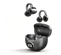 Sxhlseller Auriculares BT 5.4, Auriculares Inalámbricos con Cancelación de Ruido con Pantalla LED, Micrófono Dual, Llamadas Claras, Tiempo de Reproducción Prolongado para Conducir, Correr, (Negro