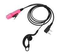 Sxhlseller Auriculares de Radio con Forma de G de 2 Pines para la Serie TK, Auriculares Walkie Talkie Manos Libres con Micrófono para Comunicación de Seguridad de Radios Bidireccionales