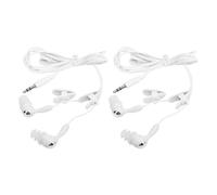 Sxhlseller Auriculares Impermeables con Cable de 3,5 Mm con Aislamiento de Ruido para Nadar, Correr y Surfear, 2 Auriculares con Sonido Claro para Entusiastas del Fitness y Atletas