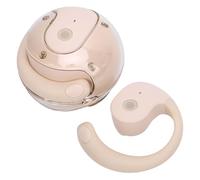 Sxhlseller Auriculares Inalámbricos de Traducción, 144 Idiomas Bluetooth 5.4 |Gancho para la Oreja Estéreo HiFi para Viajes, Uso Comercial en Espera de 60 Días (Beige)