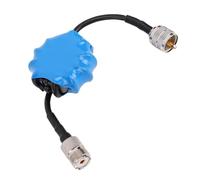 Sxhlseller Balun de Estrangulación de Corta EM-25 HF, Anillo Magnético de Ferrita de 1,8-30 MHz para Antena, Pep de 100 W, Conector PL-259 a SO-239, Supresión de Ruido de Modo Común