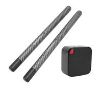Sxhlseller Baquetas Eléctricas Virtuales, Batería de Aire Electrónica Portátil con 2 Opciones de Sonido para Práctica Silenciosa, Conexión Bluetooth y Diseño Compacto