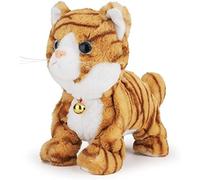 Sxhlseller Bell Cat Toy Robot de Peluche Interactivo para Mascotas, Juguete para Gatos con Funciones de Control Táctil y de Voz para Niños, Ideal para Desarrollar la Inteligencia y el Amor, Relleno