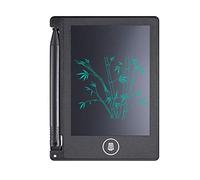 Sxhlseller Bloc de Notas LCD Portátil sin Papel para Escribir y Dibujar, Tableta Ligera de 4,4 Pulgadas para Estudiantes y Profesionales, Negro (A)