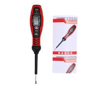 Sxhlseller Bolígrafo Digital de Prueba de Voltaje de CA, Detector NCV con Retroiluminación LCD, Alarma de Luz de Sonido, Verificación de Cable Neutro Vivo, Apagado Automático, Punta de