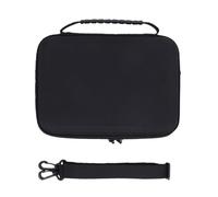 Sxhlseller Bolsa de Almacenamiento para Cámara, para 6 Accesorios Estuche con Asa Retráctil Correa para el Hombro, Carcasa Exterior de PU Forro Absorbente de Golpes a Prueba de