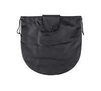 Sxhlseller Bolsa para Casco de Motocicleta con Cordón de Nailon Negro de Gran Capacidad para Almacenamiento Diario, Cierre Resistente Al Agua para Colgar, Casco de Equitación, Gimnasio, Deporte, (L)
