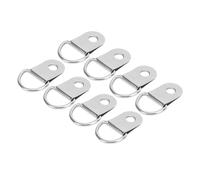 Sxhlseller Boot For Ring Boot Loop D, 50 Ganchos de Encaje para Zapatos Profesionales con Remaches de Vinagre Hechos a Mano (SILVER)