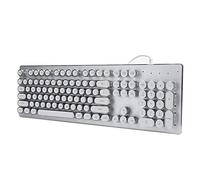Sxhlseller Botones de Teclado Mecánico Duradero Diseño Ergonómico Mezclado para Computadoras de Escritorio y Computadora Portátil (White)
