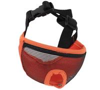 Sxhlseller Bozal de Bulldog de Hocico Corto Bozal de Anti-mordida Transpirable para Bulldogs de Nariz Corta para Masticar Lamer Material de Malla Suave y Cómodo (M)