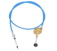 Sxhlseller Cable de Acelerador Manual de 5 M 16,4 Pies para Excavadora y Camión Mezclador, Tubo Flexible de PU con Conector de Acero Inoxidable para Respuesta Rápida y Control Directo