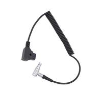 Sxhlseller Cable de Alimentación D Tap a 0B, Cable de Alimentación D Tap a 0B, Fuente de Estable Flexible, con Conector Macho de 2 Pines Compatible con, para Teradek Bond Screw/Fastener Pyxis 6K