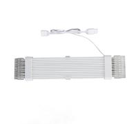 Sxhlseller Cable de Extensión de 24 Pines, Cable de PC de Sincronización Argb 265 Mm de Manguera de Silicona para Placa Base