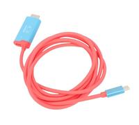 Sxhlseller Cable de Proyección de Consola USB C a para Switch 2, 2m 100W Salida 4K 60Hz con Sonido Envolvente 5.1, Compatible con Steam Deck ROG Ally S20