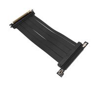 Sxhlseller Cable Riser PCIe 4.0, Tarjeta de Extensión GPU de Puerto PCI Express 4.0 para RTX4090TI y RX8900XT, 64 Gbps de 90 Grados Adaptador de Alta Velocidad Cable de GPU (50cm)