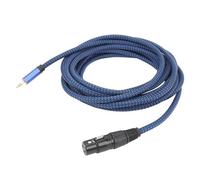 Sxhlseller Cable XLR de 3,5 Mm Cable de Sonido Blindado para Mezclador de Micrófono Rendimiento de Estudio de 16,4 Pies de Largo para Pyle Pro Ultravoice, Plug and Play
