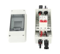 Sxhlseller Caja de Interruptor de Desconexión Solar de 40 A |Seccionador Fotovoltaico Resistente Al Agua IP65 DC500V para Fotovoltaico (20A)