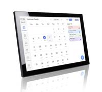 Sxhlseller Calendario Digital Interactivo de 21,5" | Planificador Familiar con Pantalla Táctil de 1920 X 1080 con Sincronización de Aplicaciones, Almacenamiento de 32 GB y Soporte de (Enchufe de la