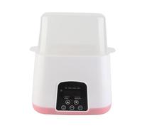 Sxhlseller Calentador de Leche Doble Rápido, Descongelación Suave, para Gemelos, Comida para Bebés de Calentamiento Rápido y Limpiador a para Mamás Ocupadas, Plástico de 7,5 X 9,4 Pulgadas (Enchufe